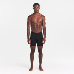 SKIMS STRETCH MENS 5" BOXER BRIEF | OBSIDIAN ON A MODEL FRONT VIEW @ | FOCUS: 0.0, 1.0, 0.9