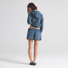 COTTON POPLIN BOXER | HARBOR ON A MODEL FRONT VIEW | FOCUS: 0.0, 1.0, 0.9