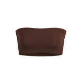 FITS EVERYBODY BANDEAU | COCOA (BANDEAUS, BRALETTES) LAYS FLAT ON A WHITE BACKGROUND | FLT