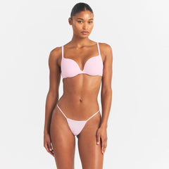 EVERYDAY COTTON ULTIMATE TEARDROP PUSH-UP BRA | PEONY ON A MODEL SIDE VIEW @ | FOCUS: 0.0, 1.0, 0.9
