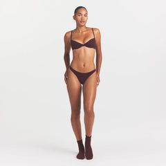 EVERYDAY COTTON UNLINED DEMI BRA | CURRANT ON MODEL @ | FOCUS: 0.0, 1.0, 0.9