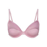 STRETCH SATIN VINTAGE DEMI BRA | HALITE FLAT ON A WHITE BACKGROUND | FLT