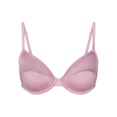 STRETCH SATIN VINTAGE DEMI BRA | HALITE FLAT ON A WHITE BACKGROUND | FLT