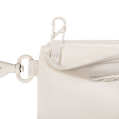 NikeSKIMS ACCESSORIES CLIPPABLE POUCH | IVORYLAYS FLAT ON A WHITE BACKGROUND
