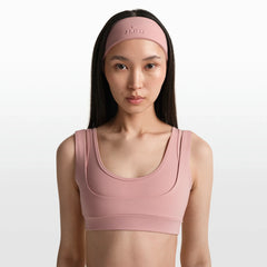NikeSKIMS ACCESSORIES HEADBAND | HIMALAYAN ON A MODEL FRONT VIEW @ | FOCUS: 0.0, 1.0, 0.9