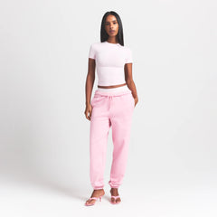 COTTON FLEECE CLASSIC JOGGER | HALITE ON A MODEL FRONT VIEW S | FOCUS: 0.0, 1.0, 0.9