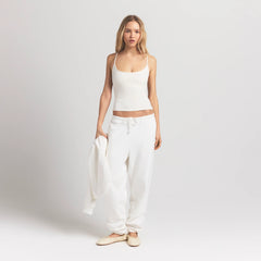 COTTON FLEECE CLASSIC JOGGER | MARBLE ON A MODEL FRONT VIEW S | FOCUS: 0.0, 1.0, 0.9