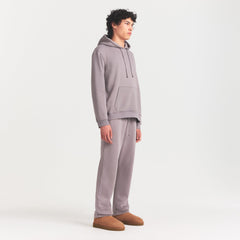 FLEECE LOUNGE MENS CLASSIC STRAIGHT LEG PANT | SHADOW ON A MODEL FRONT VIEW @ | FOCUS: 0.0, 1.0, 0.9