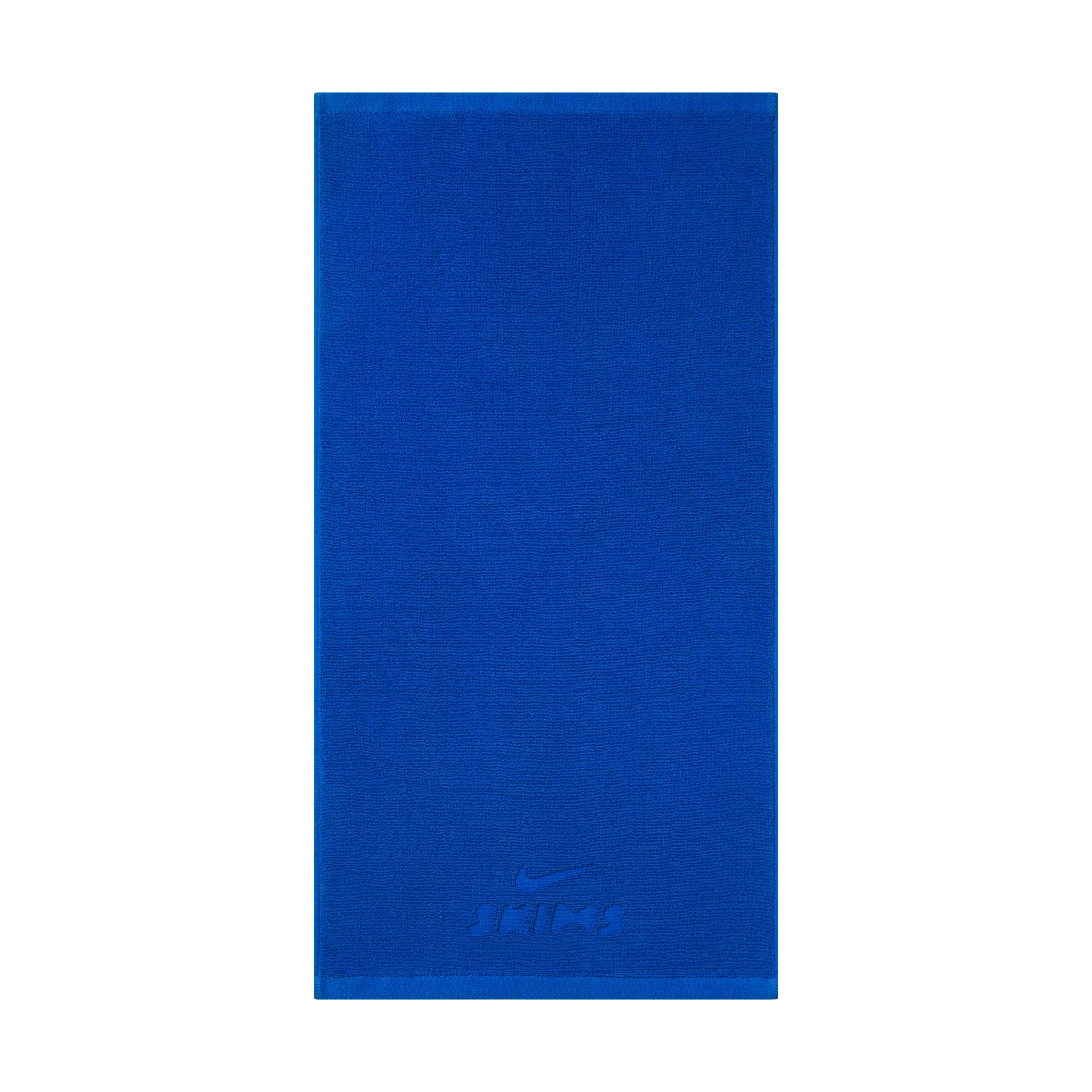 NikeSKIMS ACCESSORIES SMALL TOWEL | COBALT/(NSKM COBALT) FLAT ON A WHITE BACKGROUND | FLT