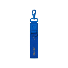 NikeSKIMS ACCESSORIES KEYCHAIN WRISTLET | COBALT & LAYS FLAT ON A WHITE BACKGROUND | FLT