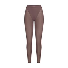 NikeSKIMS WEIGHTLESS LAYERS V-LINE 26 INCH LEGGING | NSKM RESIN FLAT ON A WHITE BACKGROUND | FLT