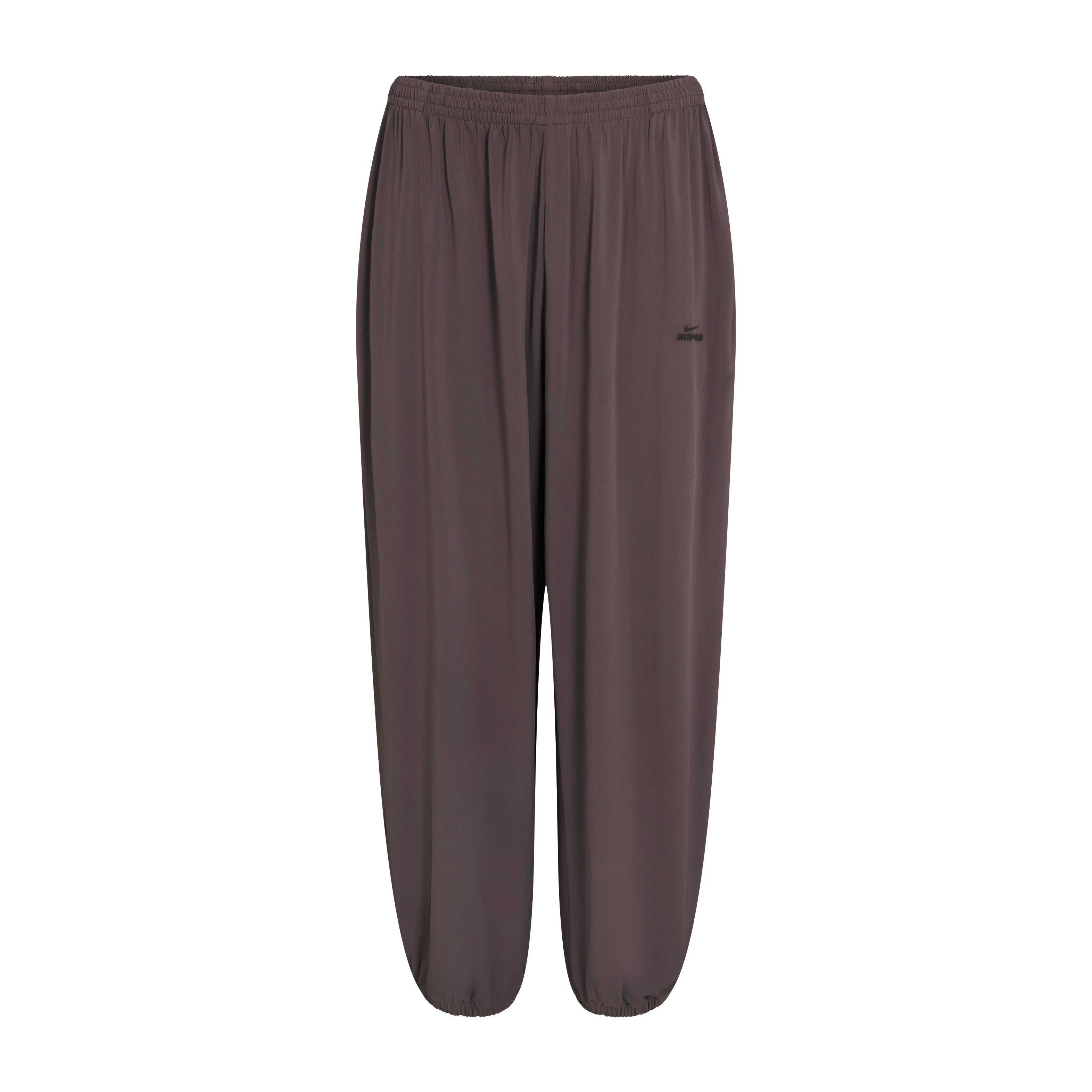 NikeSKIMS STRETCH KNIT HAREM PANT | NSKM RESIN/NSKM PHOENIX/(NSKM RESIN) FLAT ON A WHITE BACKGROUND | FLT