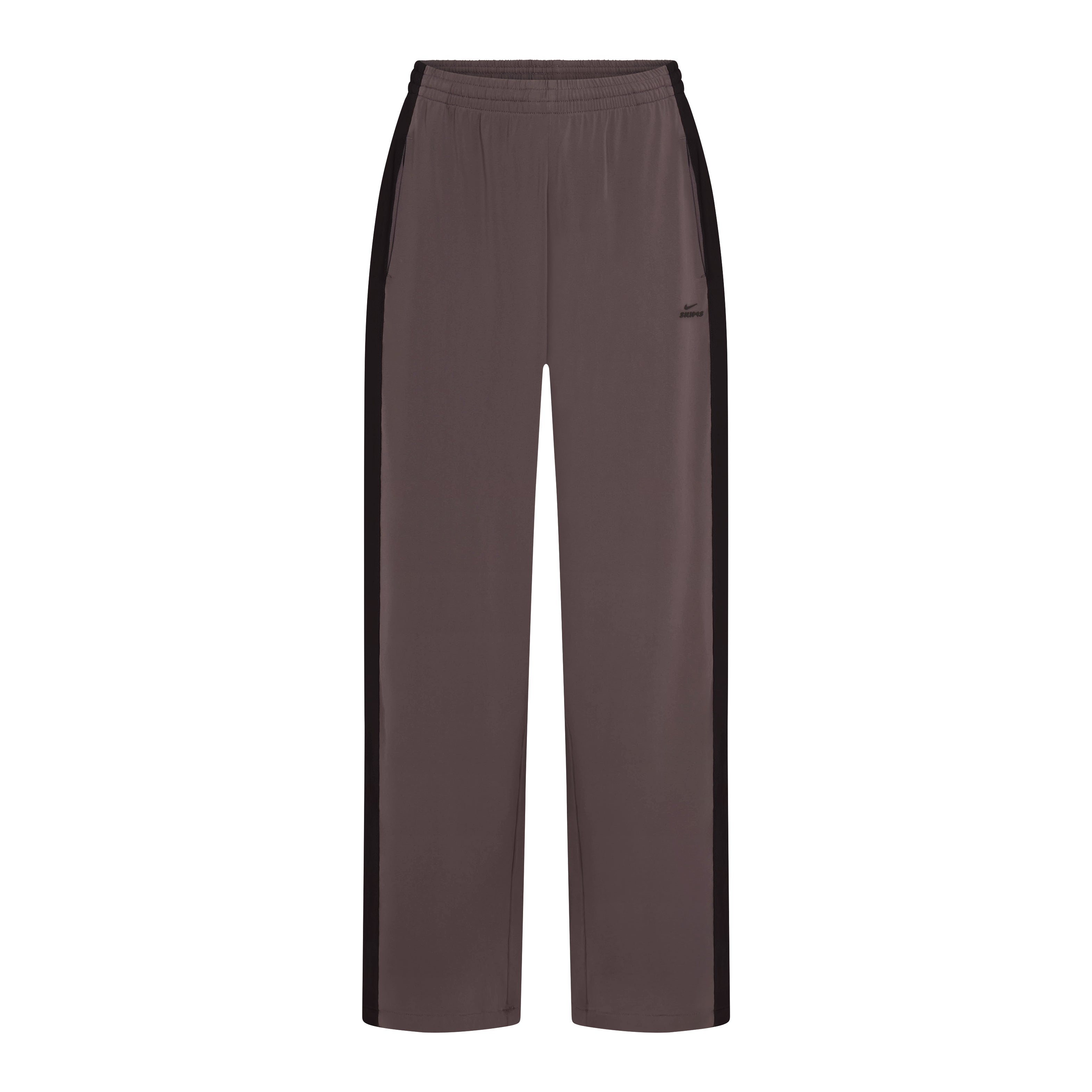 NikeSKIMS STRETCH KNIT WIDE LEG PANT | NSKM RESIN/NSKM PHOENIX/(NSKM RESIN) FLAT ON A WHITE BACKGROUND | FLT