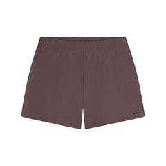 NikeSKIMS STRETCH NYLON RUNNER SHORT | NSKM RESIN FLAT ON A WHITE BACKGROUND | FLT
