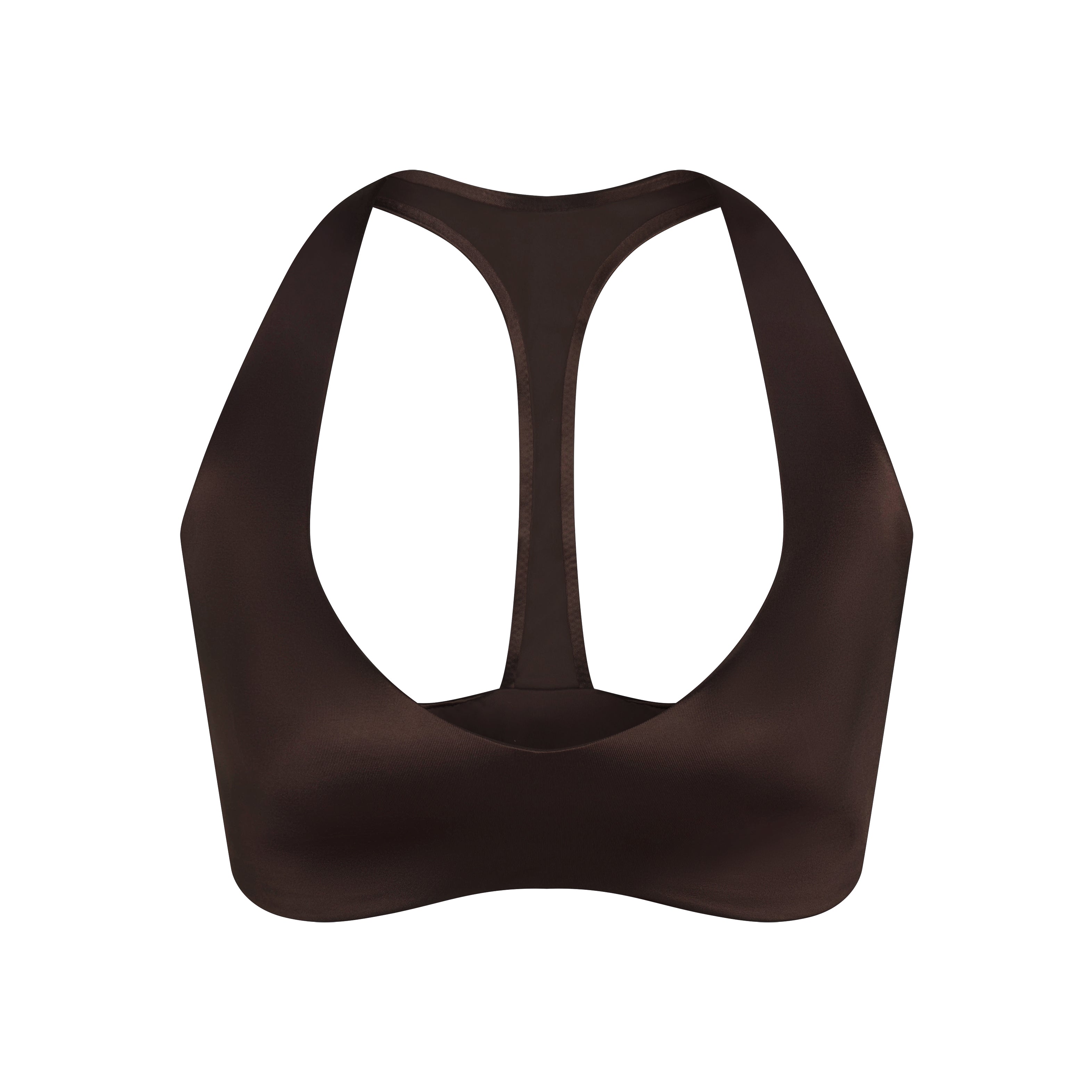 NikeSKIMS SATIN SHINE PLUNGE BRA | NSKM PHOENIX FLAT ON A WHITE BACKGROUND | FLT