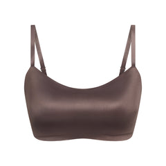 NikeSKIMS SHINE SCOOP CAMI BRA | NSKM RESIN FLAT ON A WHITE BACKGROUND | FLT