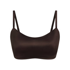 NikeSKIMS SATIN SHINE SCOOP CAMI BRA | NSKM PHOENIX FLAT ON A WHITE BACKGROUND | FLT