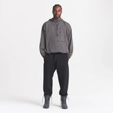 WOVEN MENS ANORAK | ASH CHECK ON A MODEL FRONT VIEW @ | FOCUS: 0.0, 1.0, 0.9