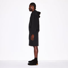 FLEECE LOUNGE MENS RELAXED ZIP UP HOODIE | WASHED ONYX ON A MODEL FRONT VIEW @ | FOCUS: 0.0, 1.0, 0.9