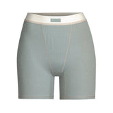 COTTON RIB BOXER | MINERAL (BOXERS, BOTTOMS) LAYS FLAT ON A WHITE BACKGROUND | FLT