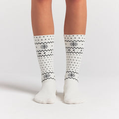 COZY LITE SOCK | MARBLE HEART FAIR ISLE ADDITIONAL FABRIC DETAILS