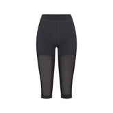 HOSIERY SHAPING CAPRI TIGHTS | ONYX (HOSIERY) FLAT ON A WHITE BACKGROUND | FLT