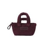 TERRY MICRO MINI TOTE KEYCHAIN | CURRANT FLAT ON A WHITE BACKGROUND | FLT