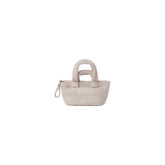TERRY MICRO TOTE KEYCHAIN | STONE FLAT ON A WHITE BACKGROUND | FLT