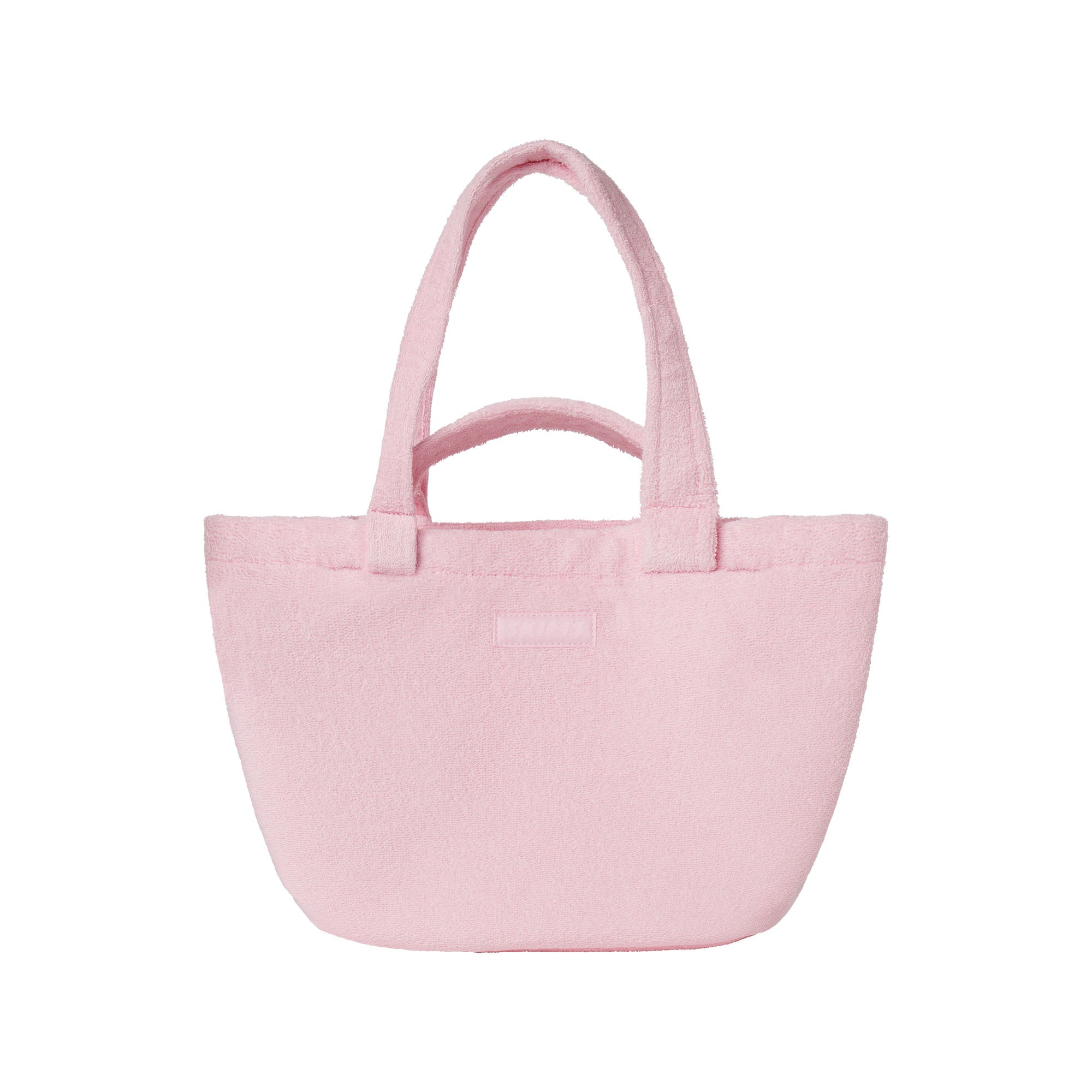 TERRY MEDIUM TOTE | PEONY FLAT ON A WHITE BACKGROUND | FLT