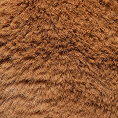 FAUX FUR JUMBO TOTE | CAMEL ADDITIONAL FABRIC DETAILS