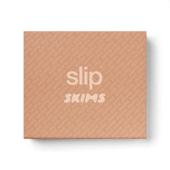 SLIP X SKIMS PURE SILK SIGNATURE GIFT SET | CLAY FLAT ON A WHITE BACKGROUND | FLT