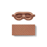 SLIP X SKIMS PURE SILK CONTOUR SLEEP MASK | SIENNA FLAT ON A WHITE BACKGROUND | FLT