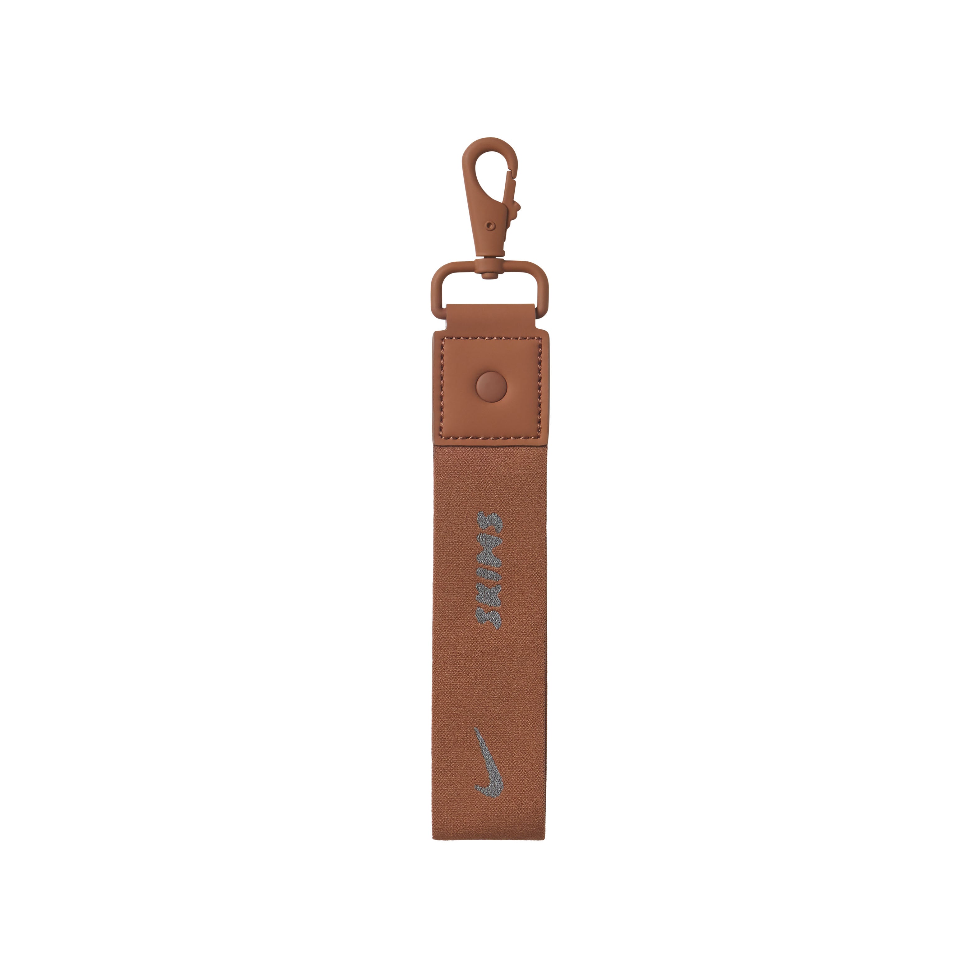 NikeSKIMS ACCESSORIES HARNESS WAISTPACK | CAROB BROWN & LAYS FLAT ON A WHITE BACKGROUND | FLT