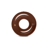 FUNBOY X SKIMS VINTAGE TUBE FLOAT | COCOA AND CLEAR LAYS FLAT ON A WHITE BACKGROUND | FLT