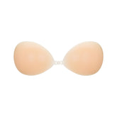SKIMS STICKY BRA | CLAY LAYS FLAT ON A WHITE BACKGROUND | FLT