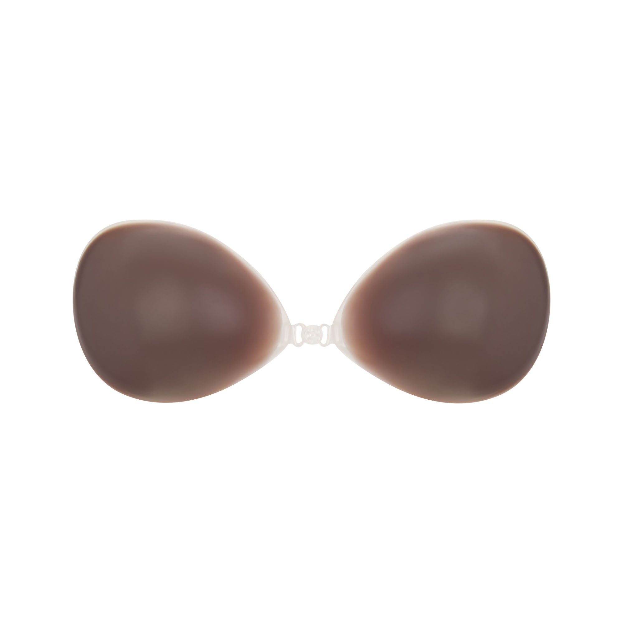 SKIMS STICKY BRA | COCOA LAYS FLAT ON A WHITE BACKGROUND | FLT