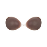 SKIMS STICKY BRA | COCOA LAYS FLAT ON A WHITE BACKGROUND | FLT