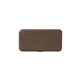 TOYO STEEL X SKIMS TOOLBOX T-190 | UMBER & LAYS FLAT ON A WHITE BACKGROUND | FLT