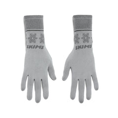 SKIMS FIRST LAYERS GLOVES | MIRROR WINTER FAIR ISLE FLAT ON A WHITE BACKGROUND | FLT