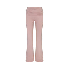 NikeSKIMS MATTE FOLDOVER SLIM FLARE LEGGING | HIMALAYAN FLAT ON A WHITE BACKGROUND | FLT