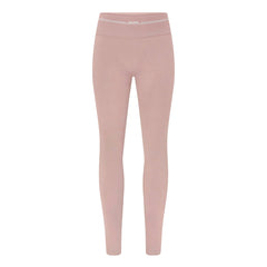NikeSKIMS RIBBED SEAMLESS 26" LEGGING | HIMALAYAN/ECRU FLAT ON A WHITE BACKGROUND | FLT