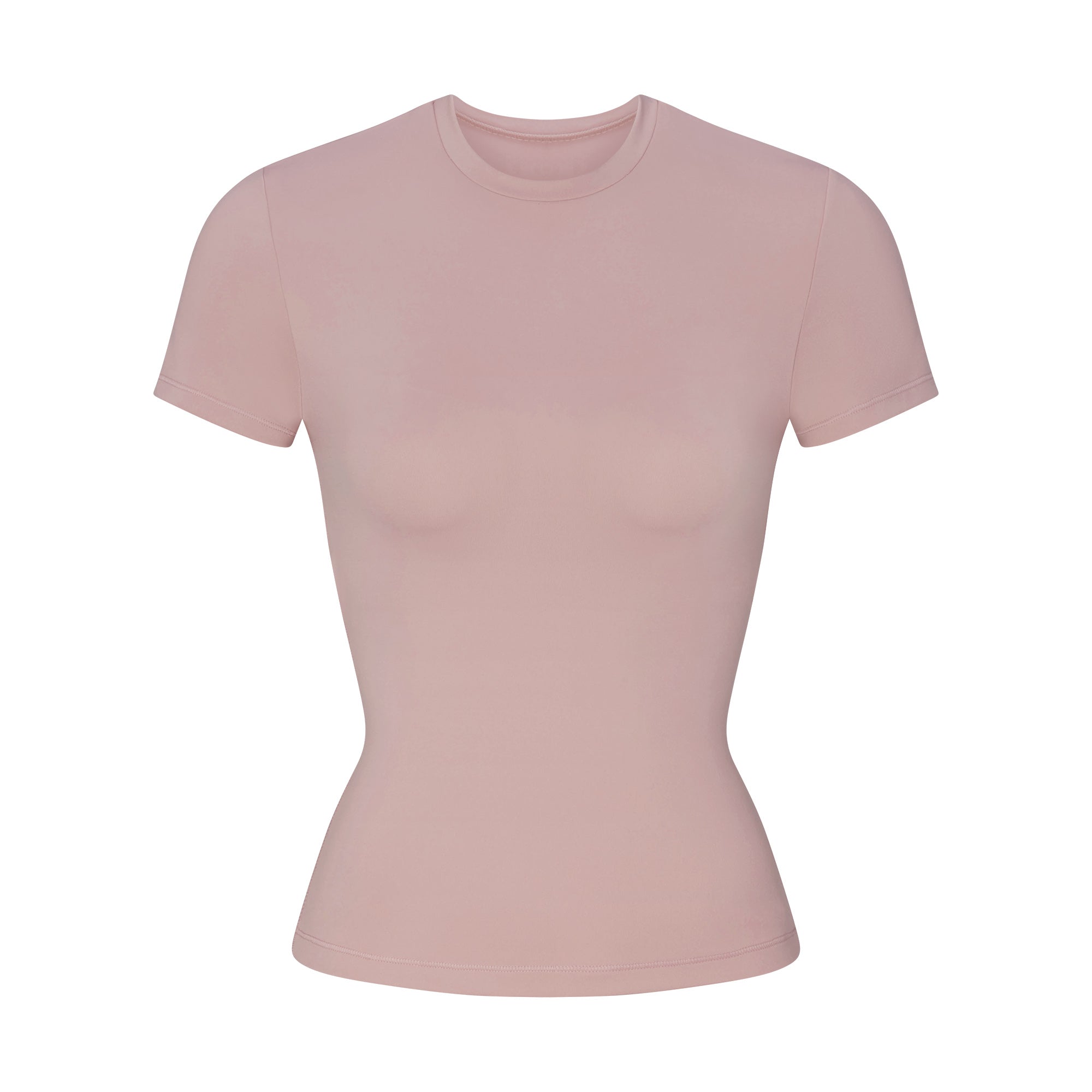 NikeSKIMS MATTE PADDED BABY TEE | HIMALAYAN FLAT ON A WHITE BACKGROUND | FLT