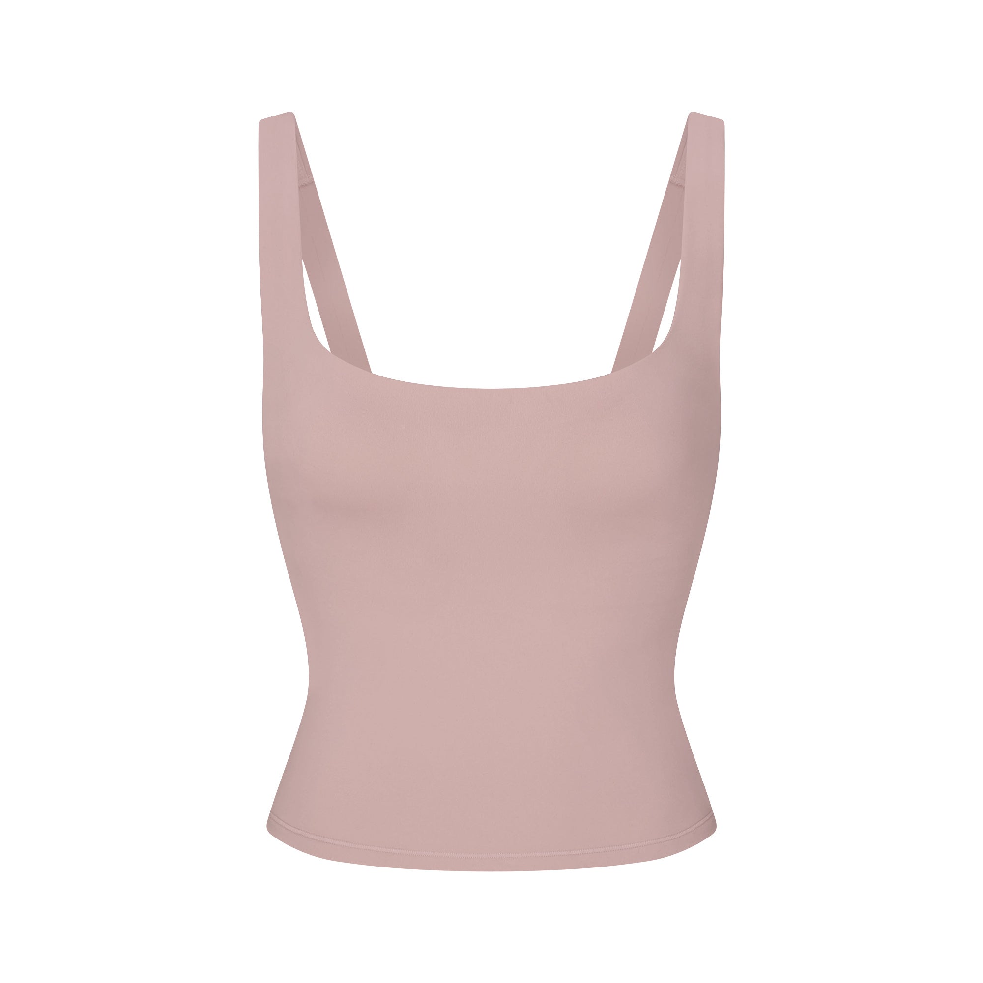 NikeSKIMS MATTE SQUARE NECK TANK | HIMALAYAN FLAT ON A WHITE BACKGROUND | FLT