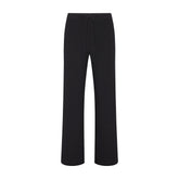 COTTON JERSEY STRAIGHT LEG PANT | SOOT (PANTS, BOTTOMS) LAYS FLAT ON A WHITE BACKGROUND | FLT