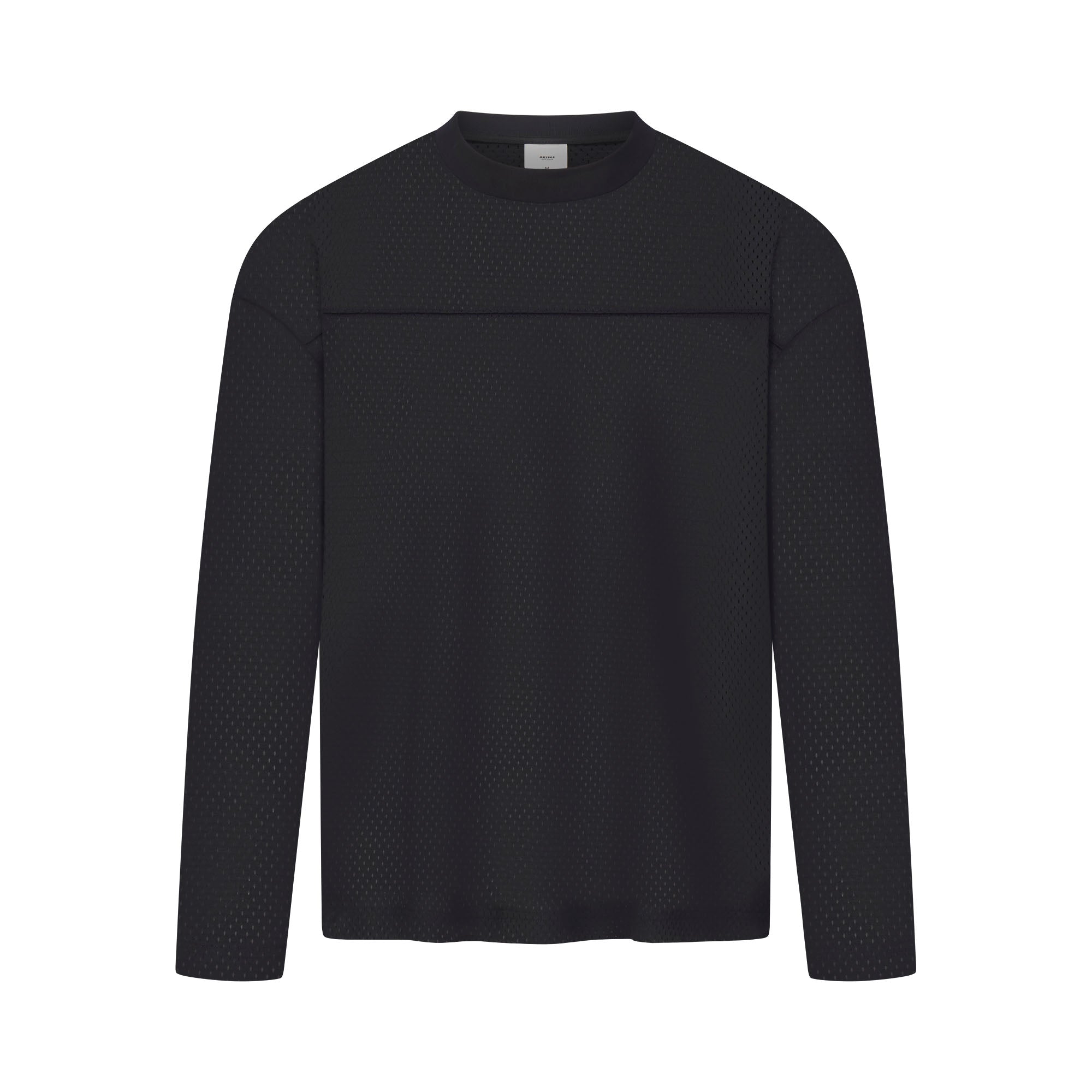 MESH APPAREL MENS LONG SLEEVE JERSEY | ONYX FLAT ON A WHITE BACKGROUND | FLT