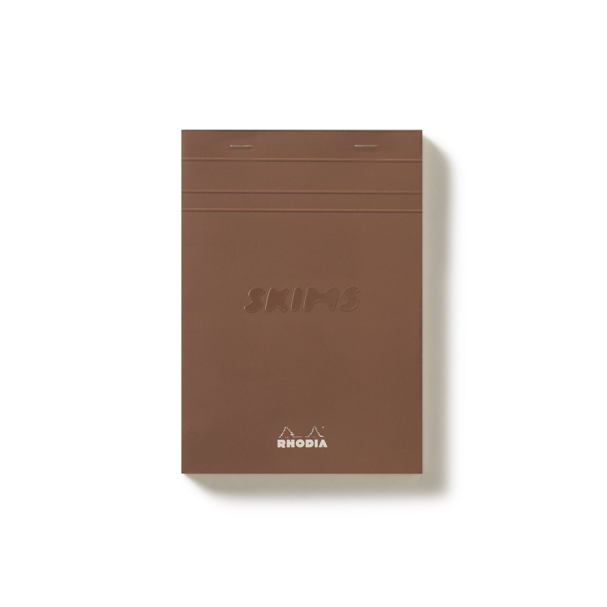RHODIA X SKIMS NOTEPAD SET | NEUTRAL MULTI & LAYS FLAT ON A WHITE BACKGROUND | FLT