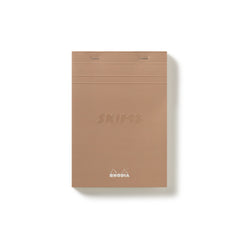 RHODIA X SKIMS NOTEPAD SET | NEUTRAL MULTI & LAYS FLAT ON A WHITE BACKGROUND | FLT