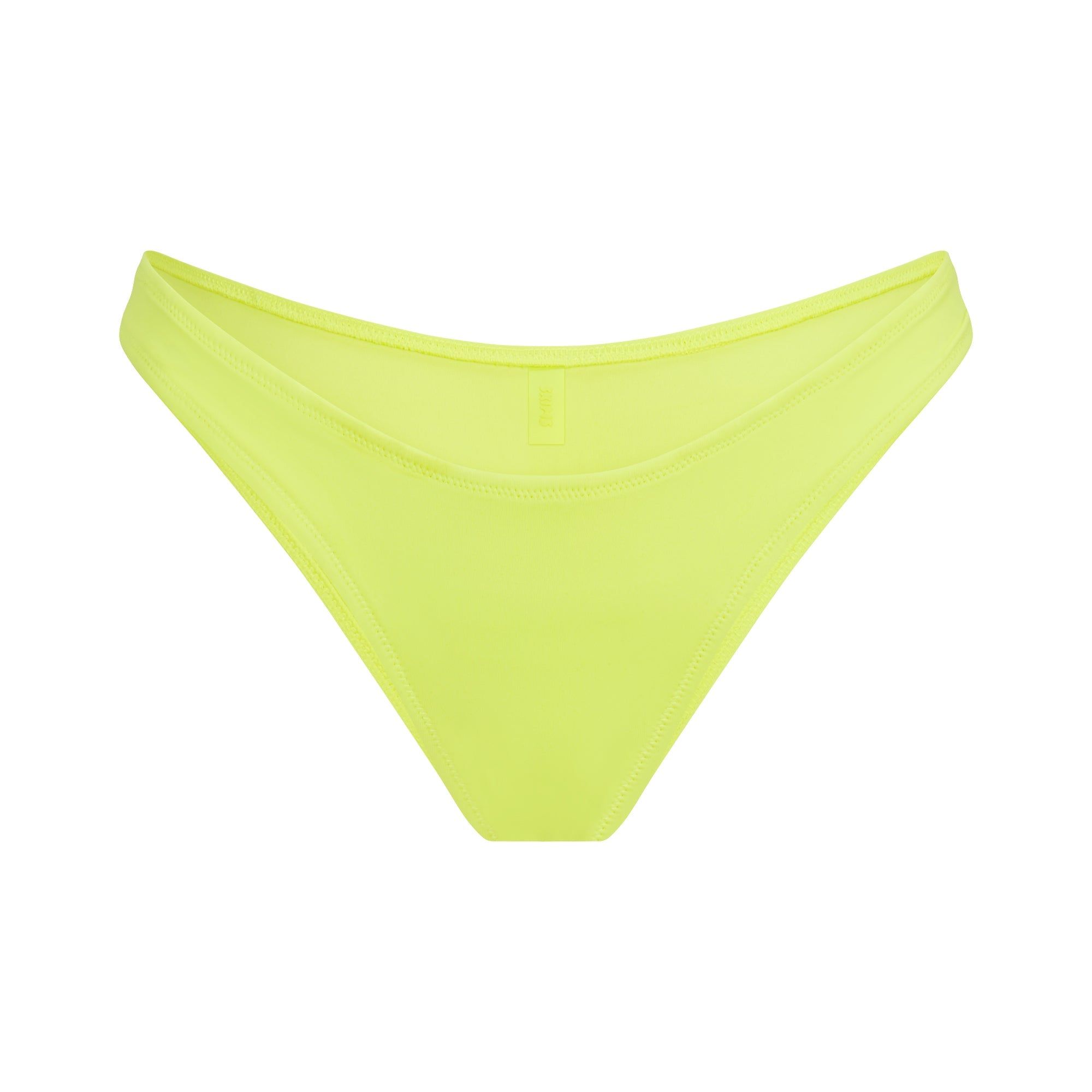 SIGNATURE SWIM TANGA BIKINI BOTTOM | SPHENE LAYS FLAT ON A WHITE BACKGROUND | FLT