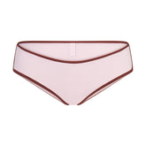 SIGNATURE SWIM HIPSTER BIKINI BOTTOM | CHERRY BLOSSOM CONTRAST LAYS FLAT ON A WHITE BACKGROUND | FLT