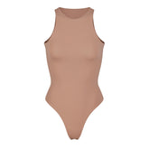 FITS EVERYBODY HIGH NECK BODYSUIT | SIENNA (BODYSUITS) LAYS FLAT ON A WHITE BACKGROUND | FLT